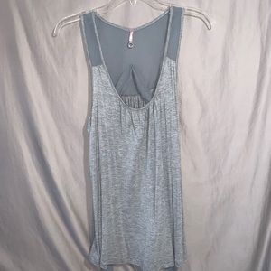 Cute mesh back type tank